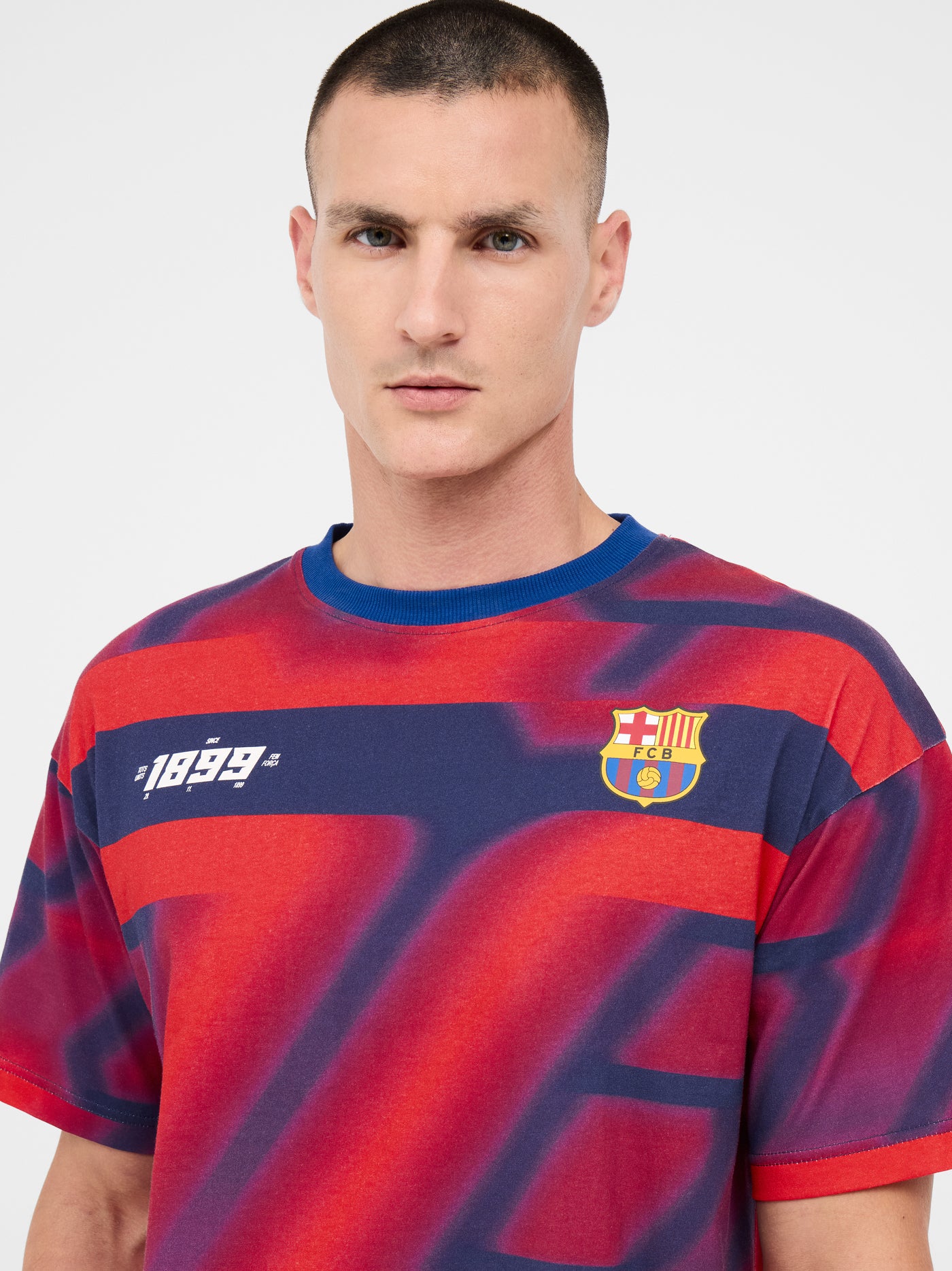 Short sleeve t-shirt with Barça print