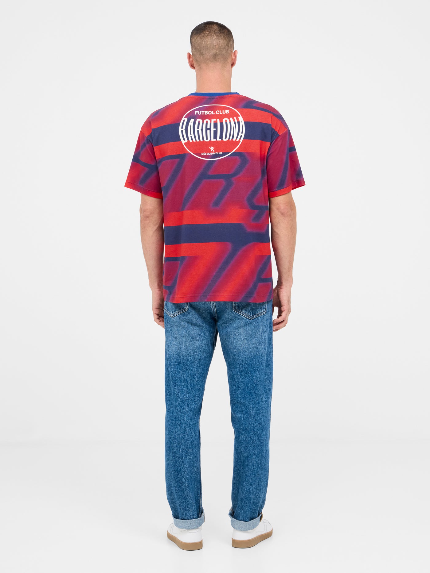 Short sleeve t-shirt with Barça print