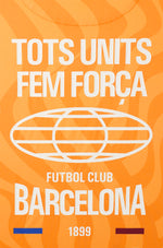 Samarreta de màniga curta amb trama Barça