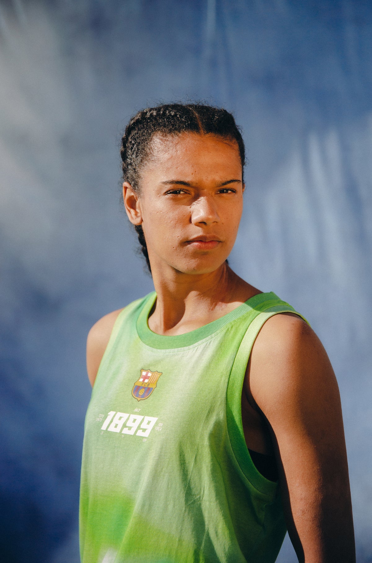 Camiseta de tirantes verde Barça - Mujer