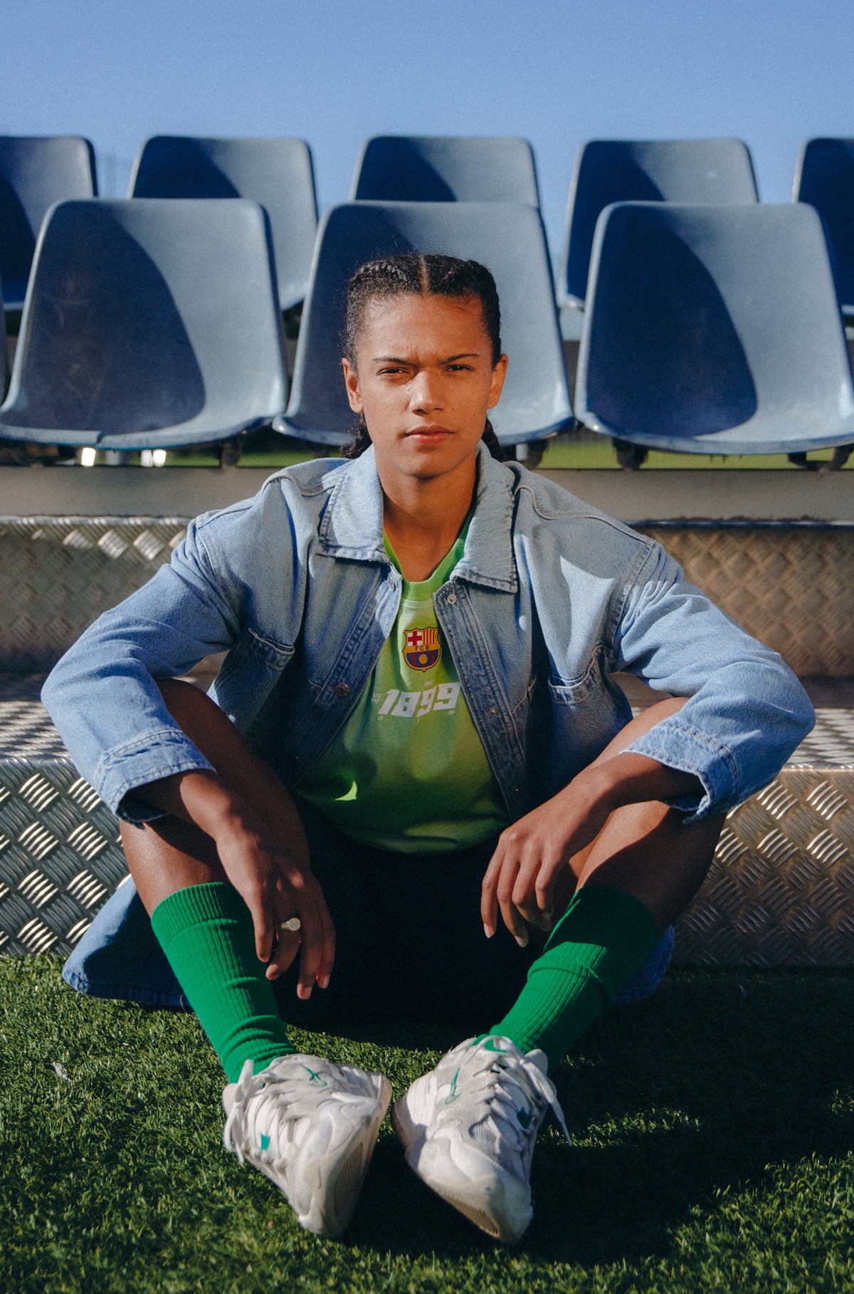 Camiseta de tirantes verde Barça - Mujer