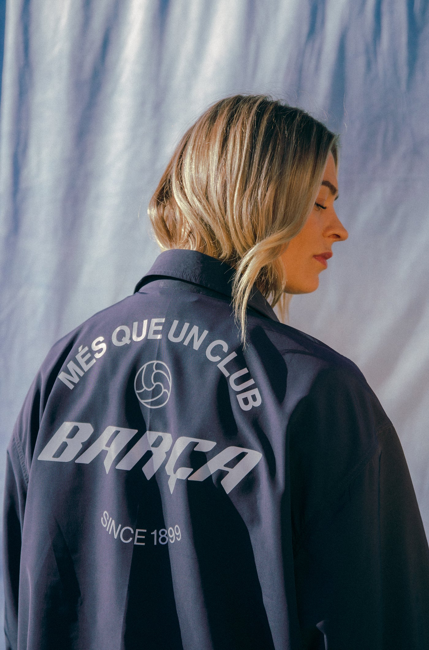 FC Barcelona buttoned jacket - Woman â Barça Official Store Spotify Camp Nou