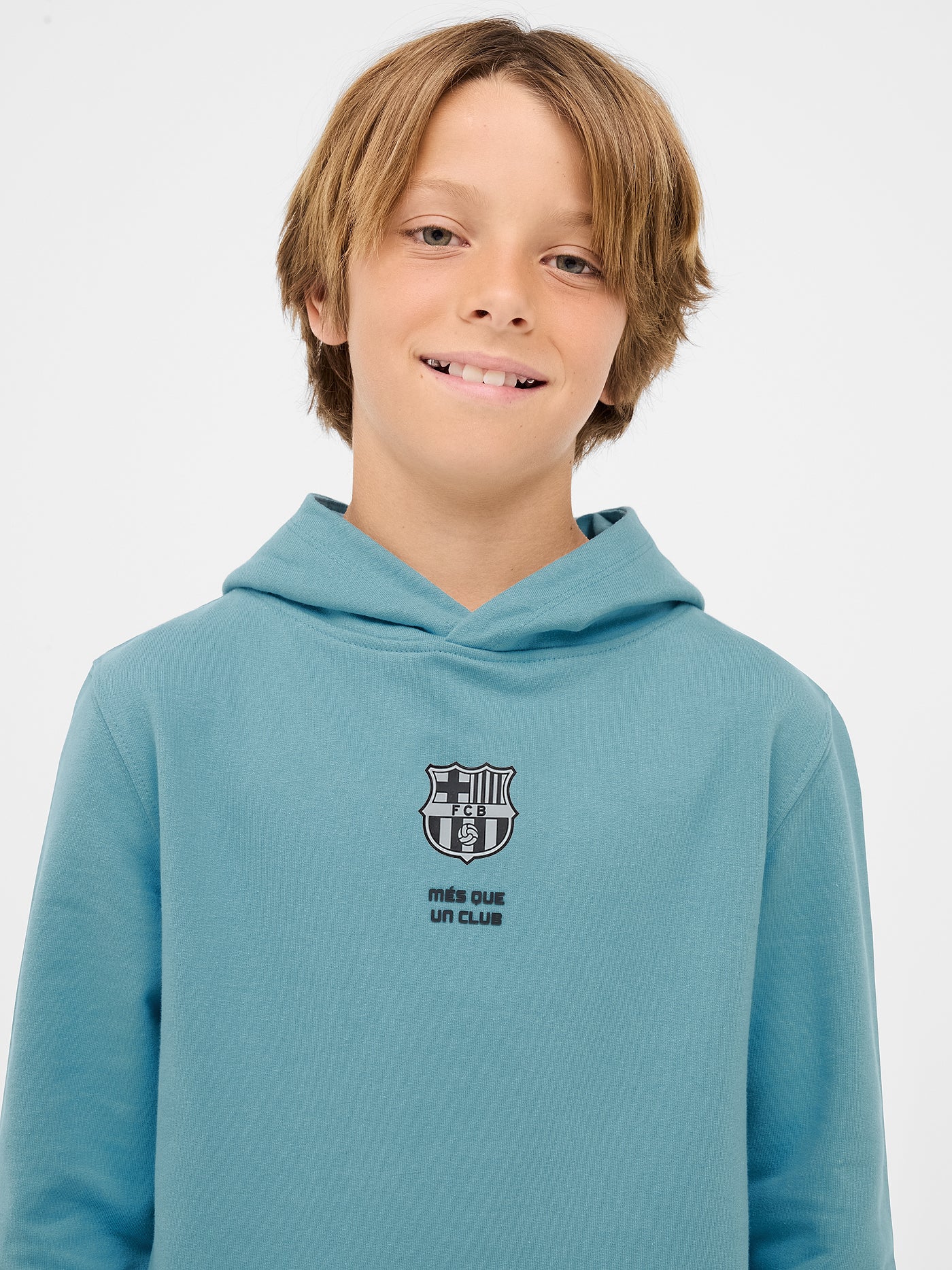 Hoodie blue Barça - Junior