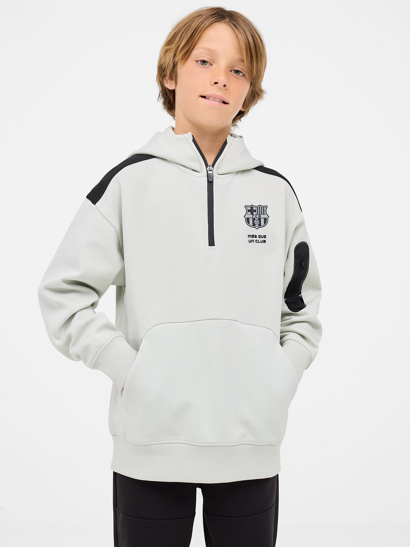 Barça zip-up sweatshirt - Junior