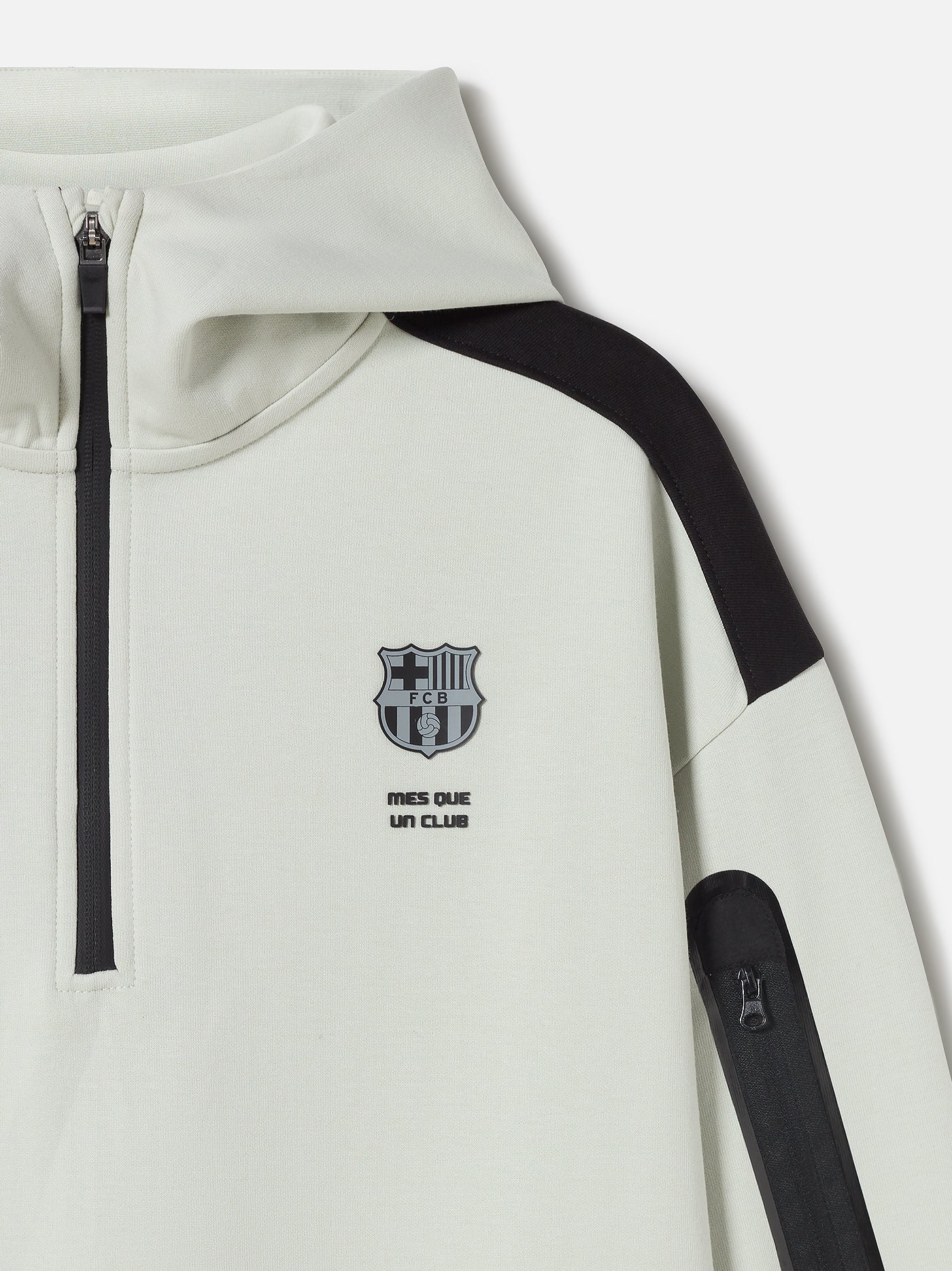 Barça-Sweatshirt mit Reißverschluss – Junior