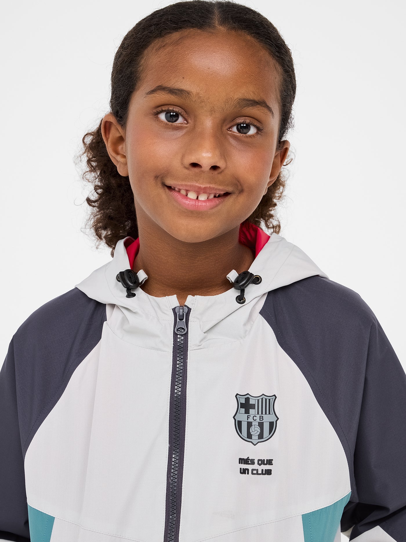 Veste légère à capuche Barça – Junior