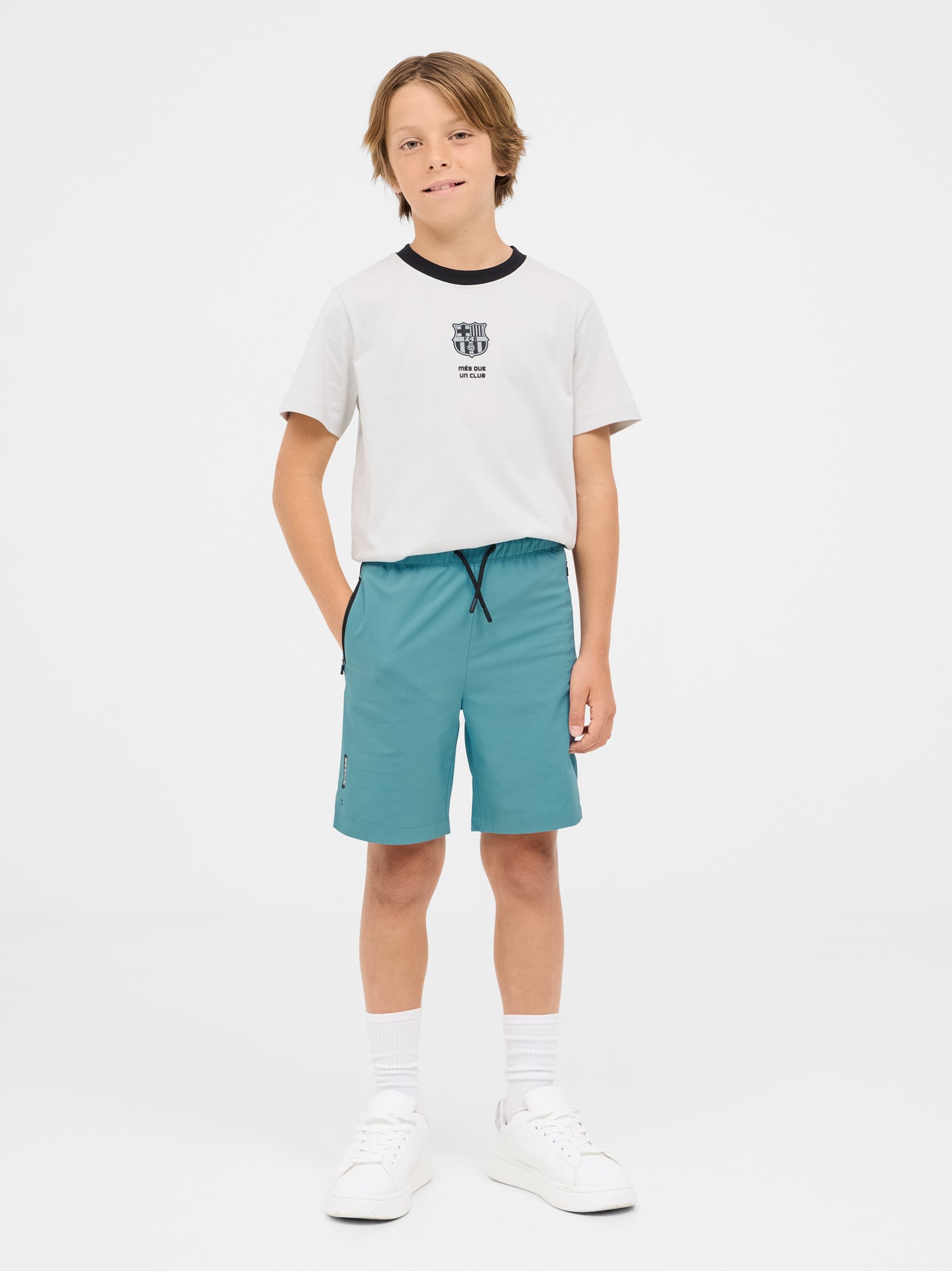 Barça blue shorts – Junior