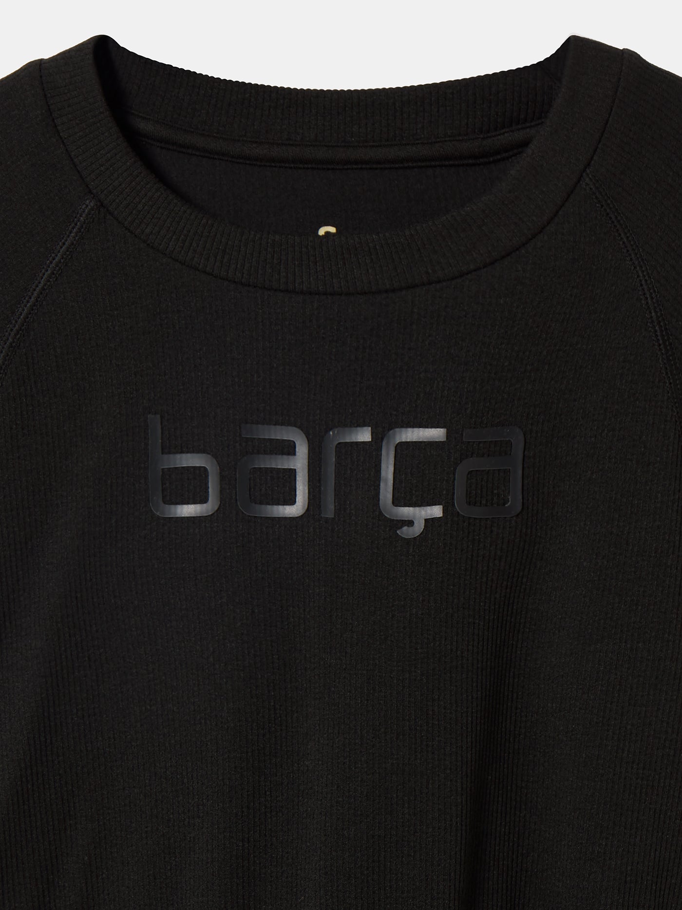 Crop top negro Barça - Mujer