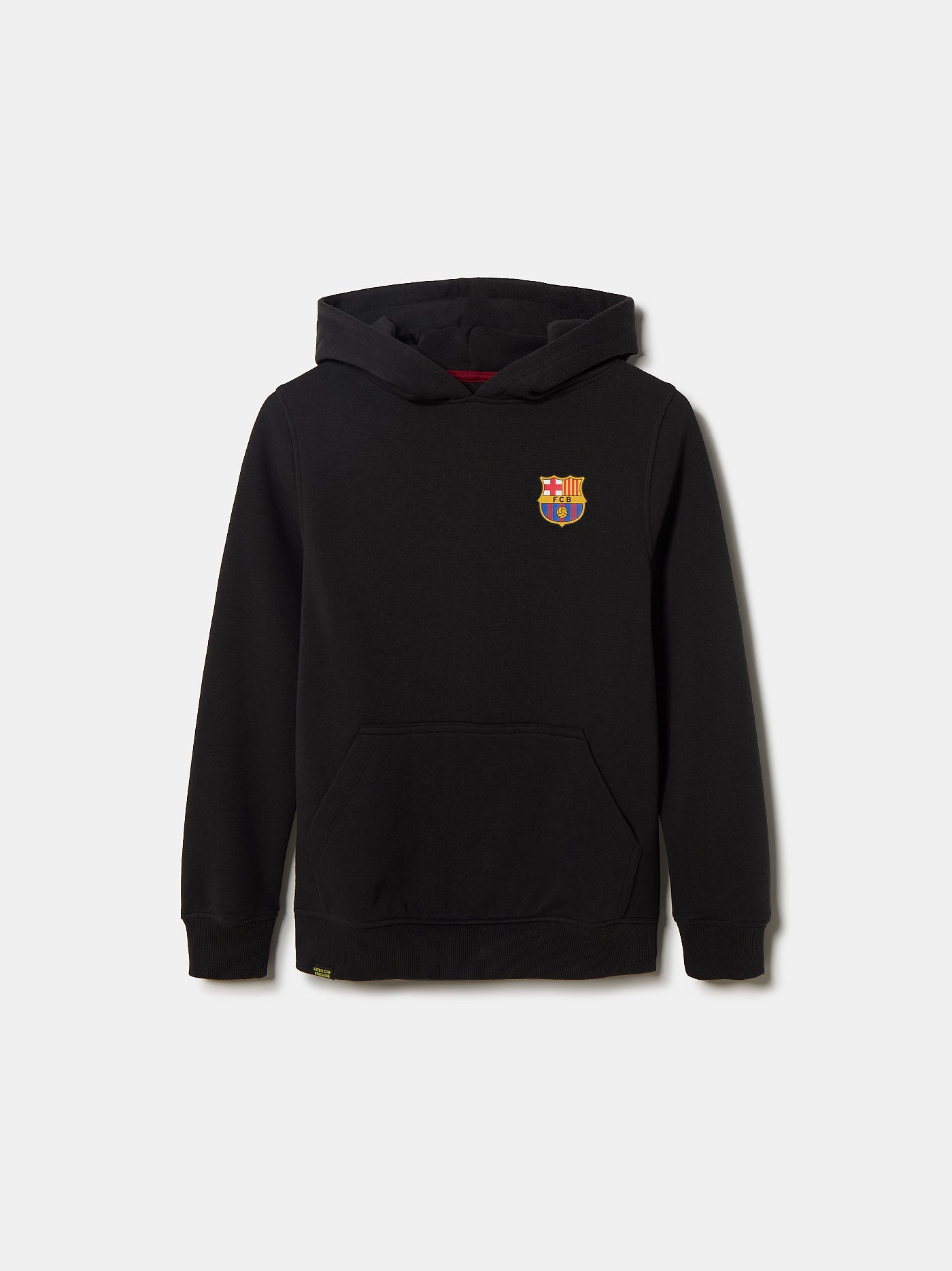 Sudadera negra trencadís Barça - Junior