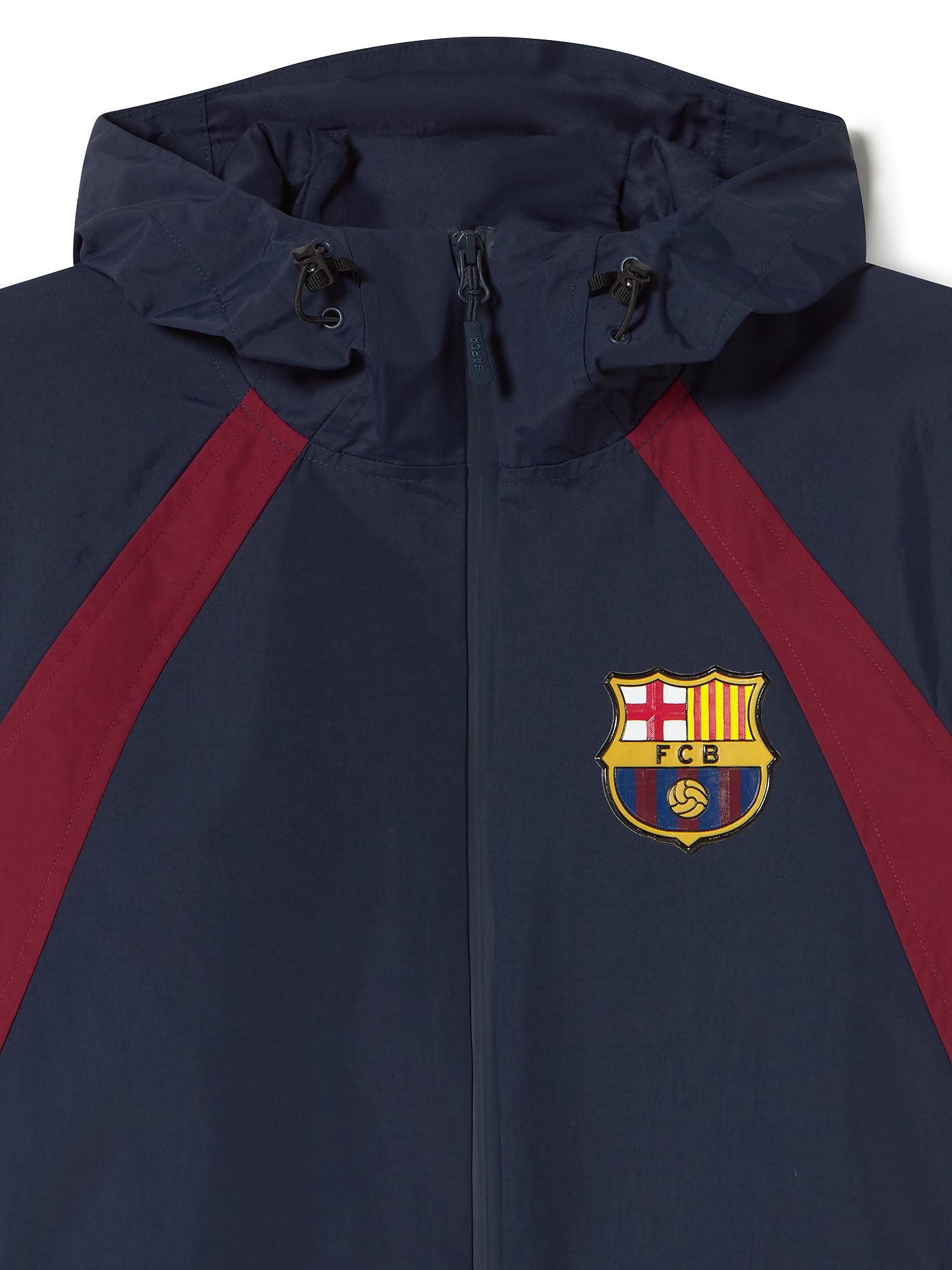 Lightweight FC Barcelona Jacket with Hood