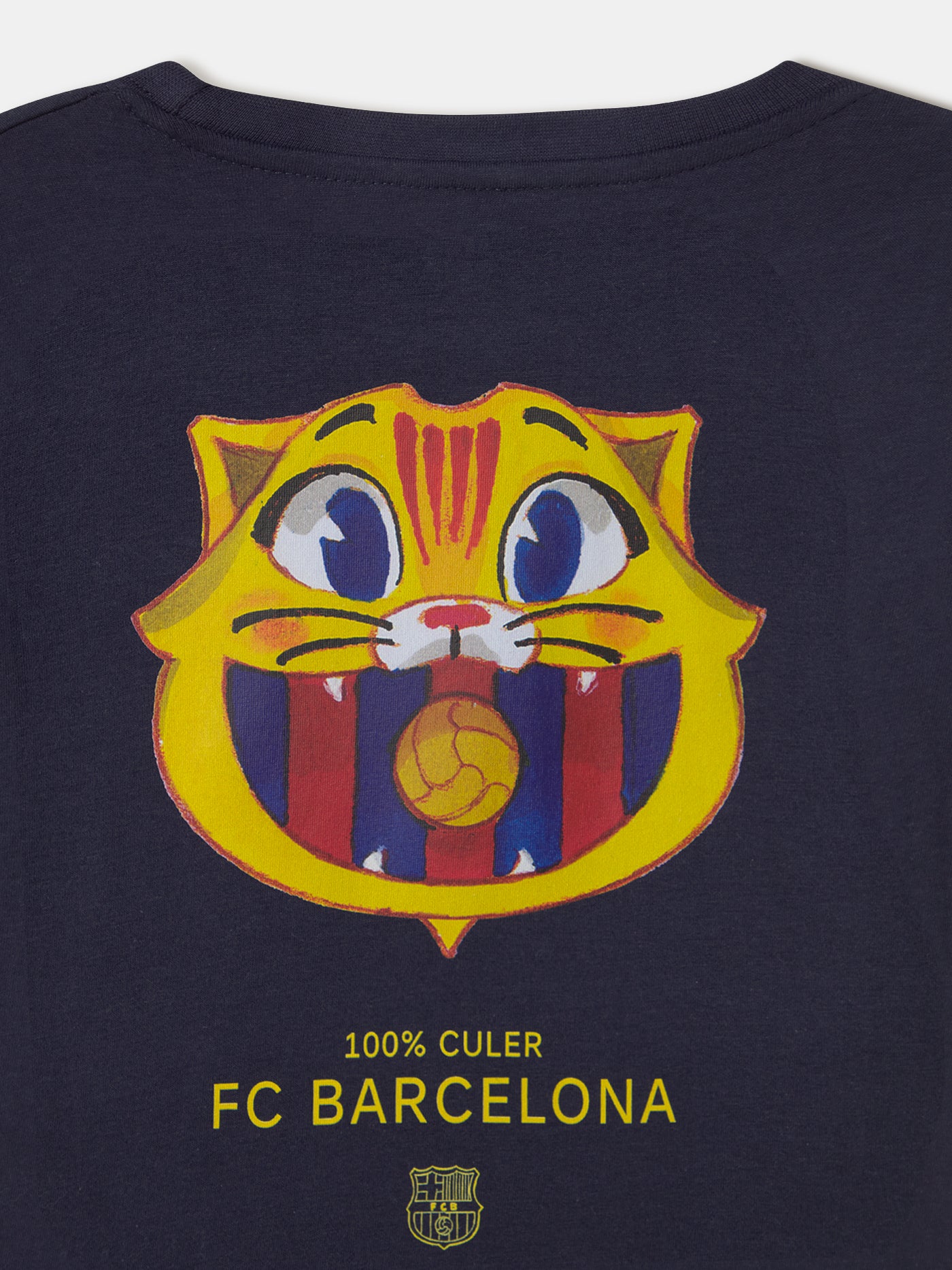 T-Shirt Enfant FC Barcelone – Mascotte CAT CULER