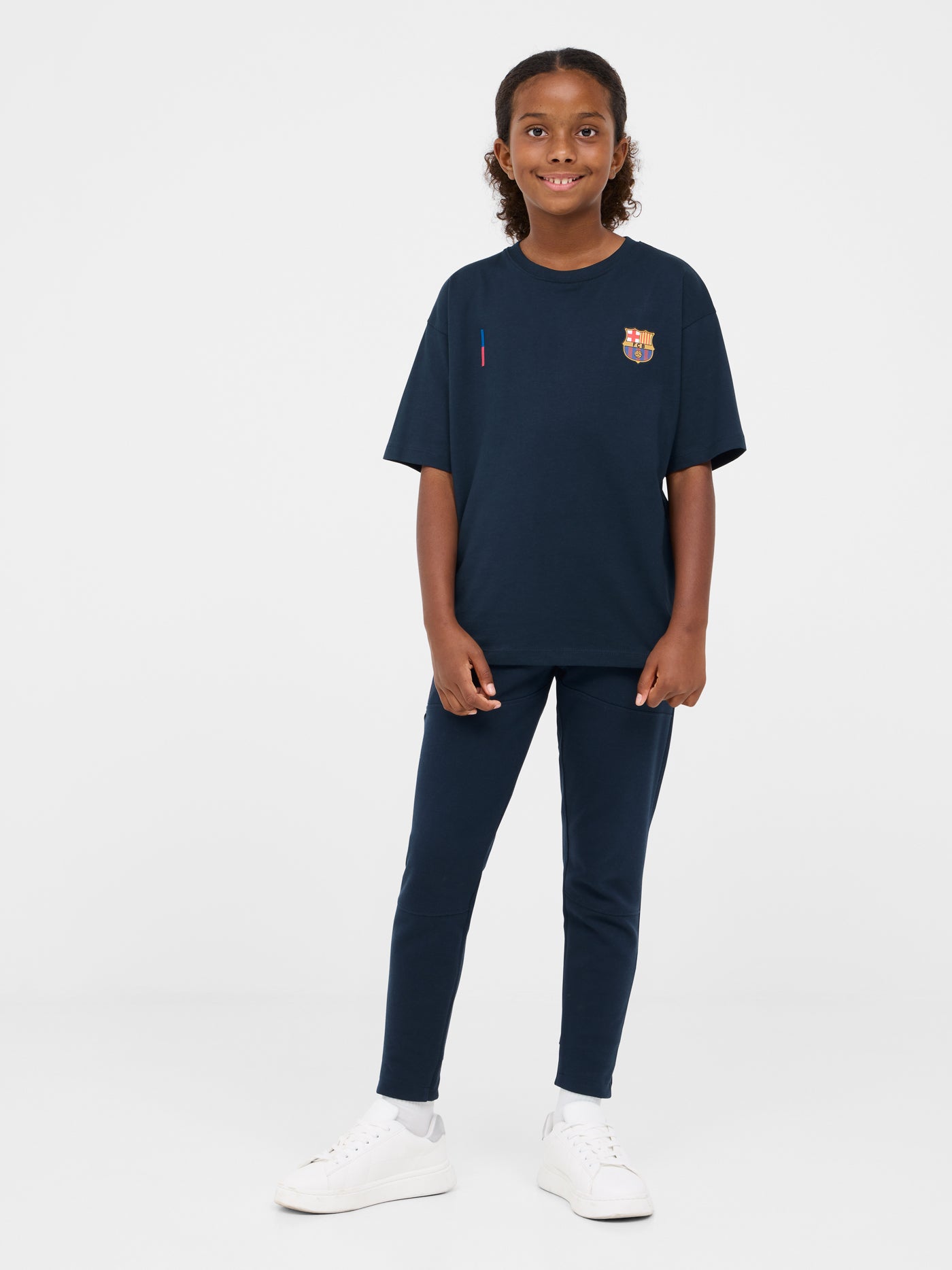 T-Shirt navy Barça - Junior