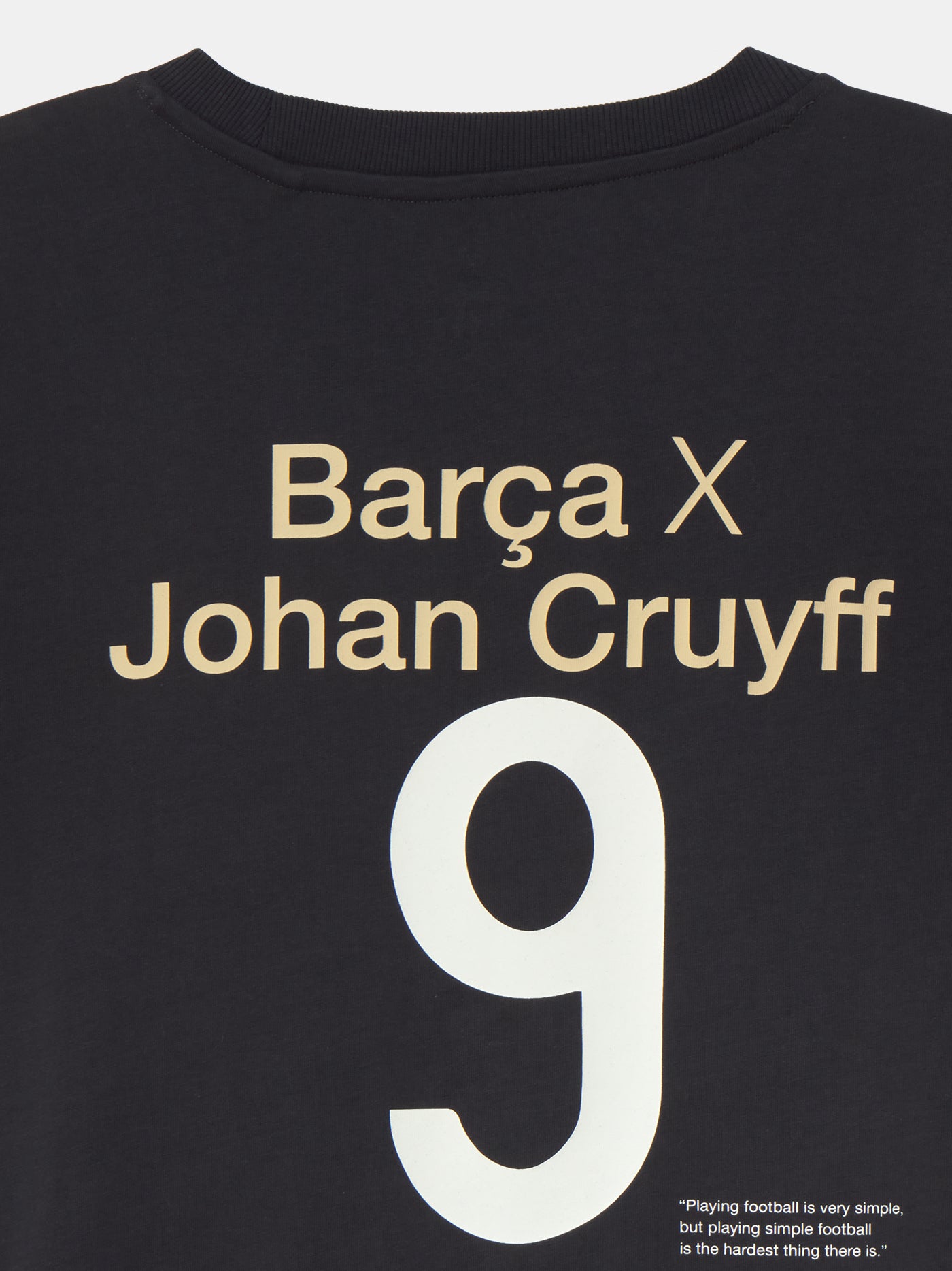 T-shirt 9 Black Cruyff Barça