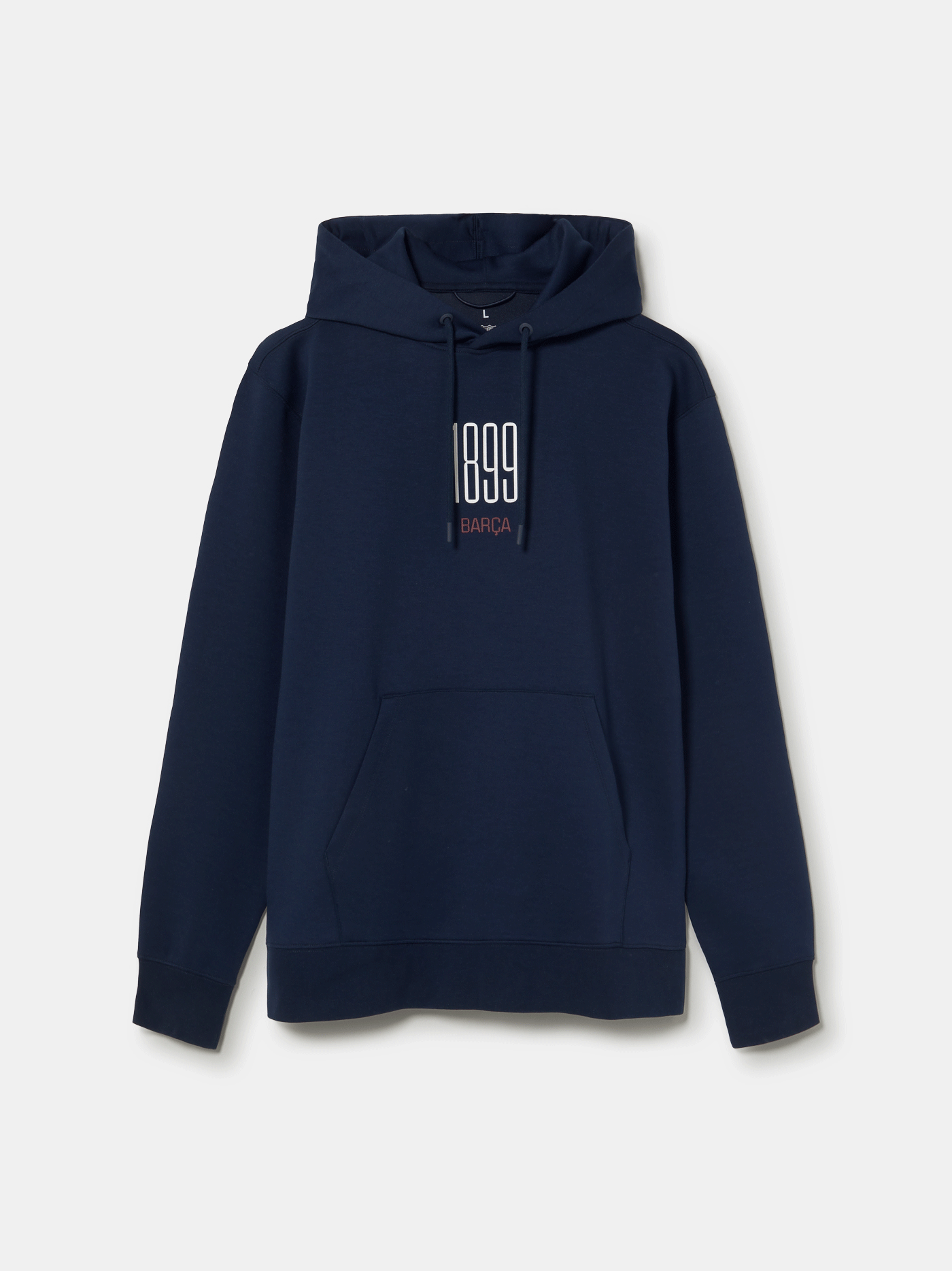 Sudadera con capucha atemporal azul marino Barça - Mujer