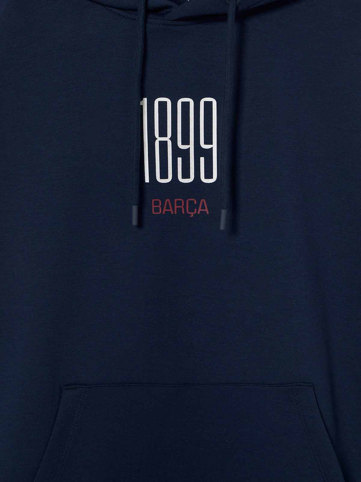 Sudadera con capucha atemporal azul marino Barça - Mujer