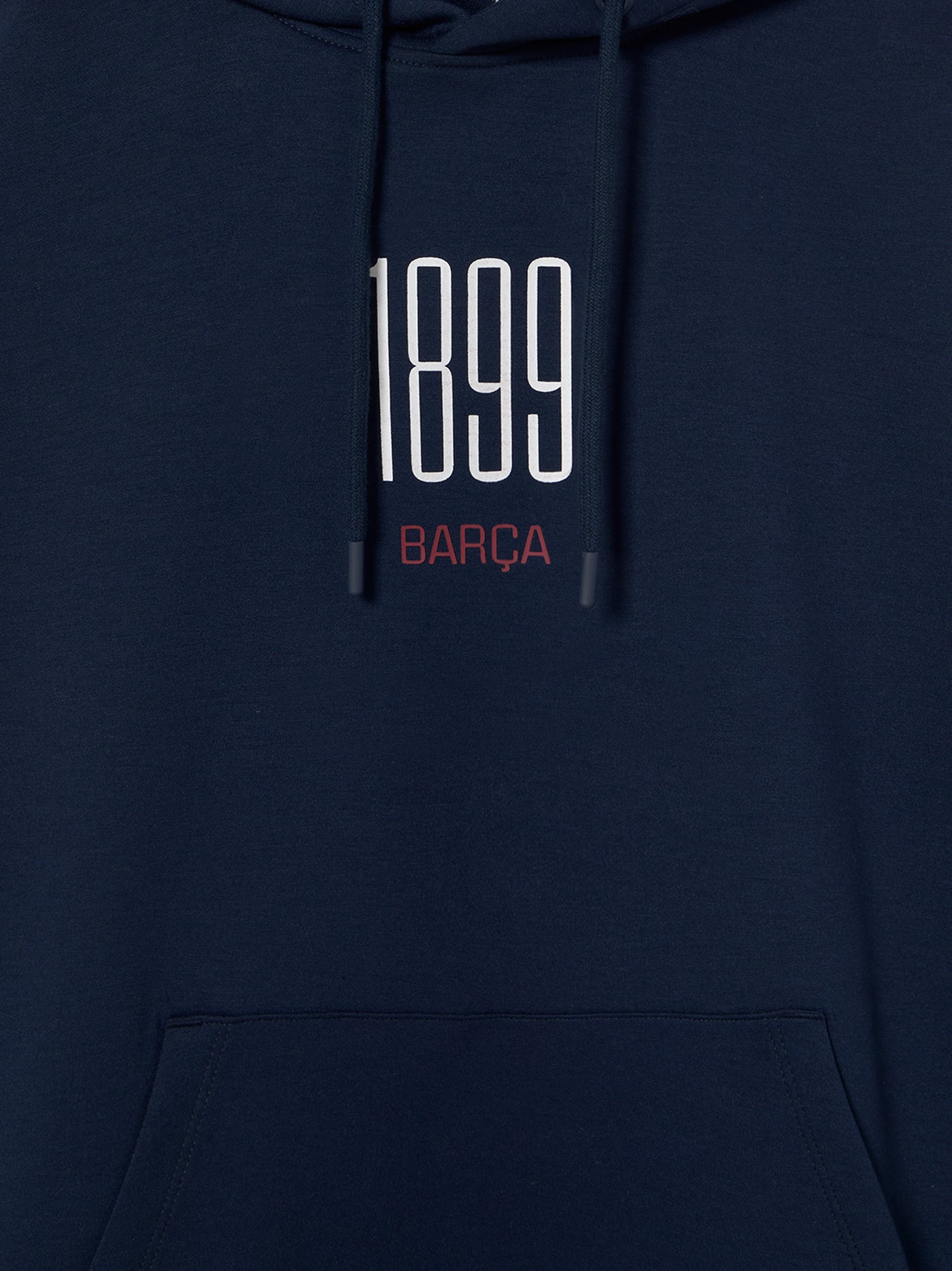 Sudadera con capucha atemporal azul marino Barça - Mujer