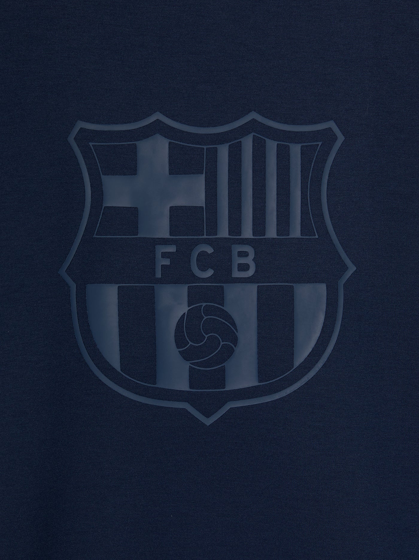 Sudadera con capucha atemporal azul marino Barça - Mujer