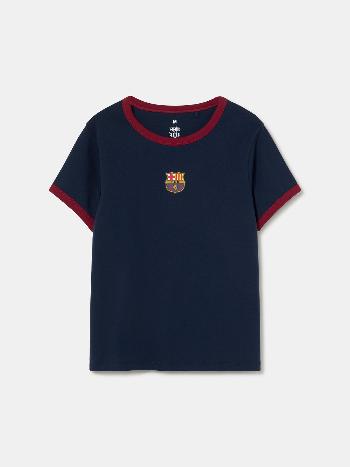 Camiseta Atemporal Azul Marino Barça - Mujer