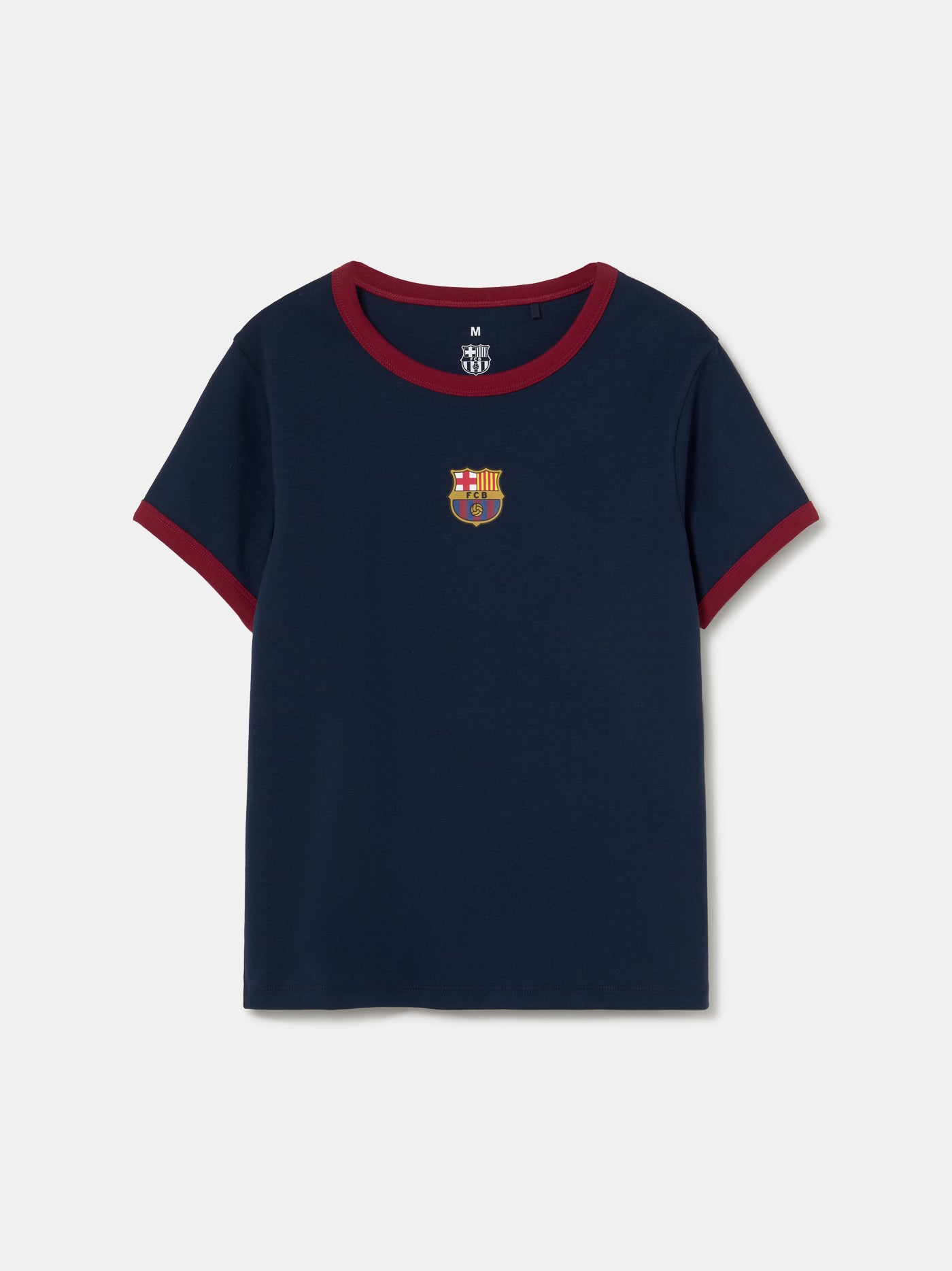 Camiseta Atemporal Azul Marino Barça - Mujer