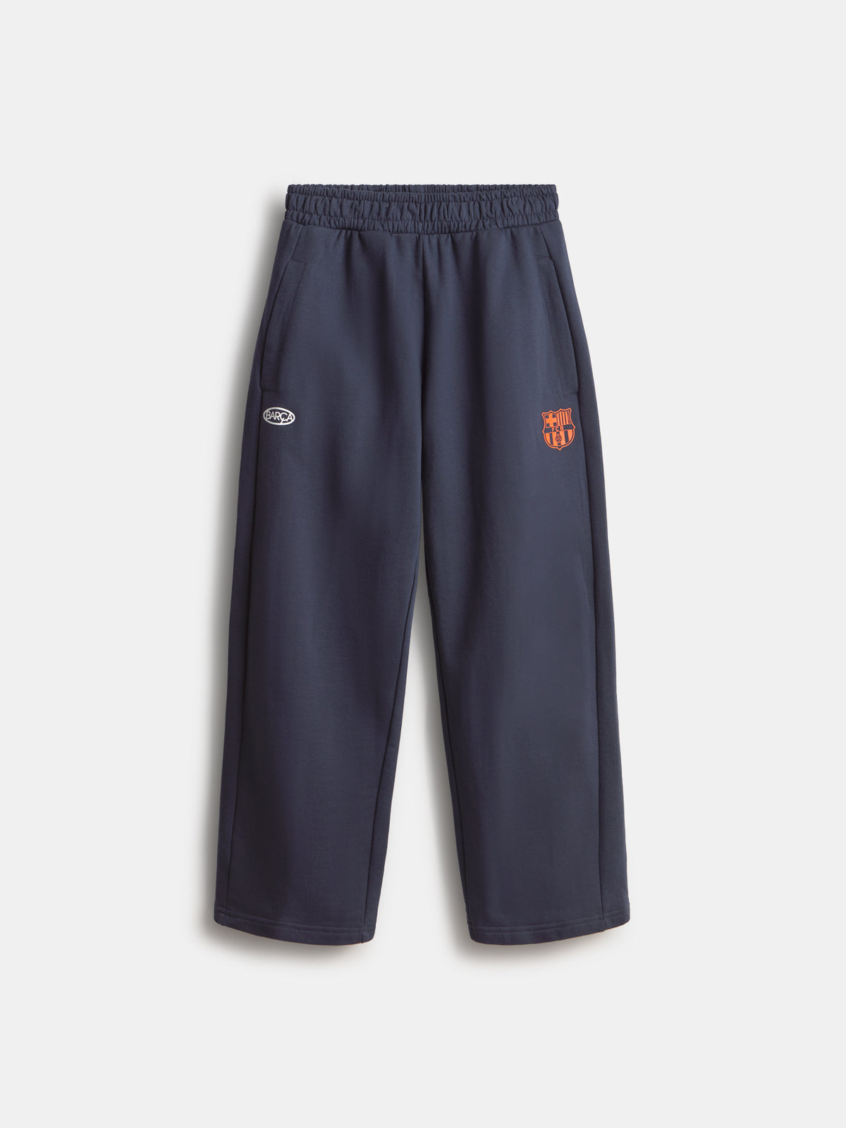 Pantalón Azul Marino Barça Essentials - Junior