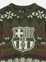 Pull de Noël Olive FC Barcelone