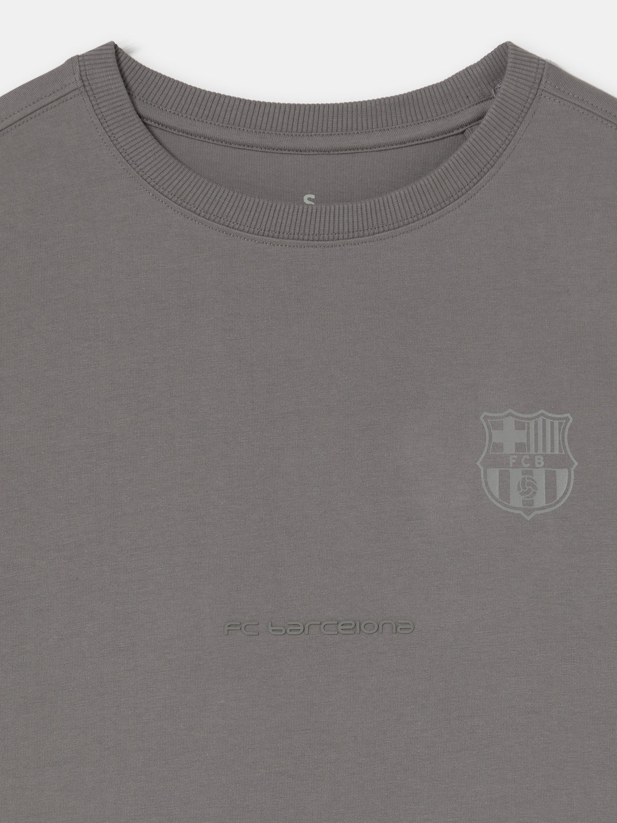 T-shirt grise Barça Organic Goals - Femme