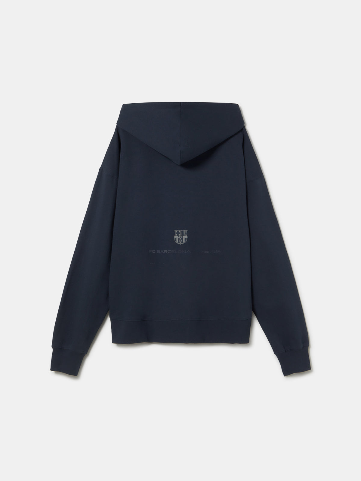 Sweat zippé bleu marine Barça Organic Goals