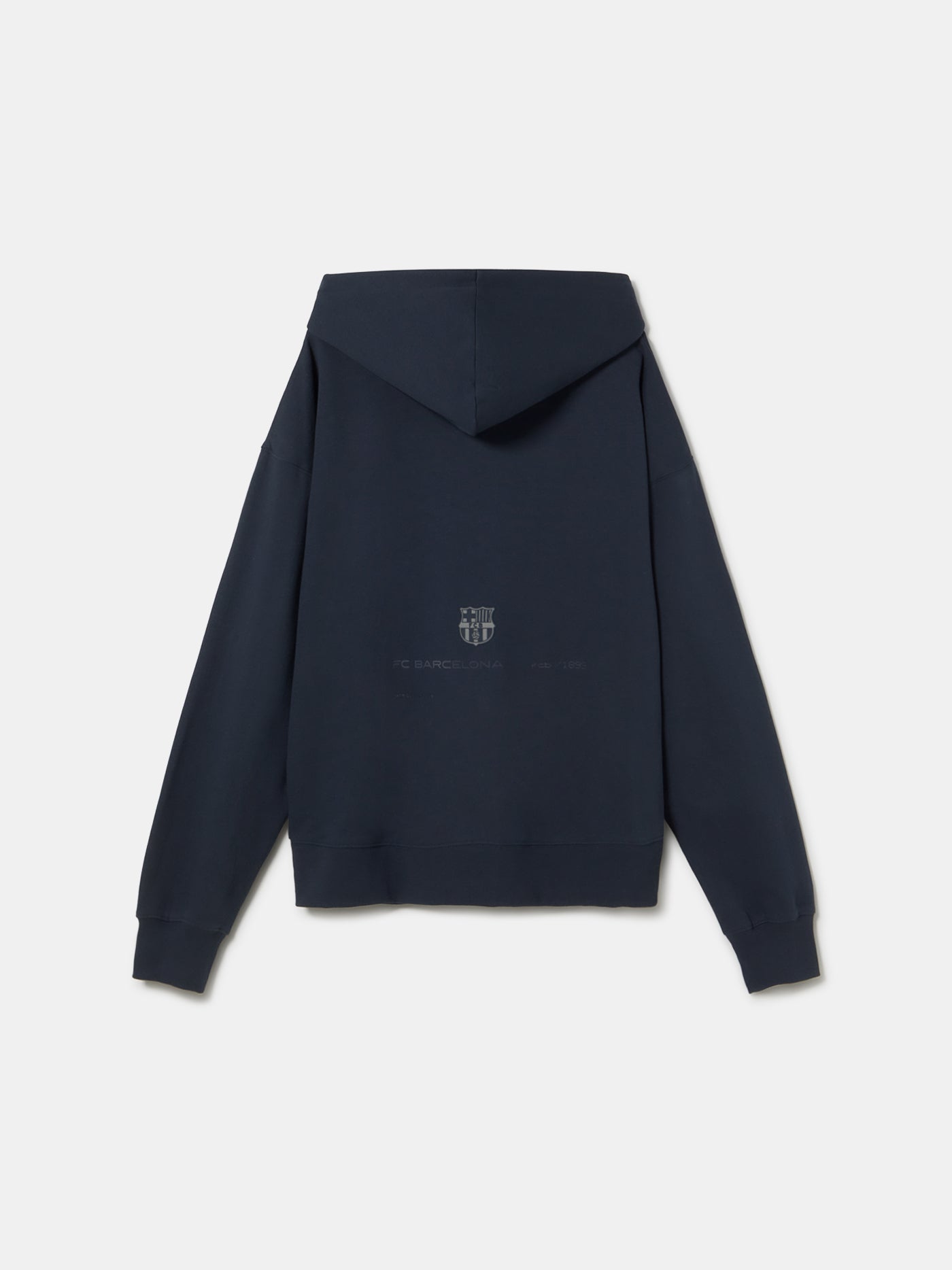 Sweat zippé bleu marine Barça Organic Goals