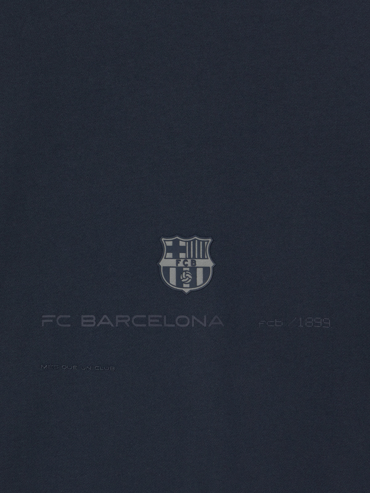 Sweat zippé bleu marine Barça Organic Goals