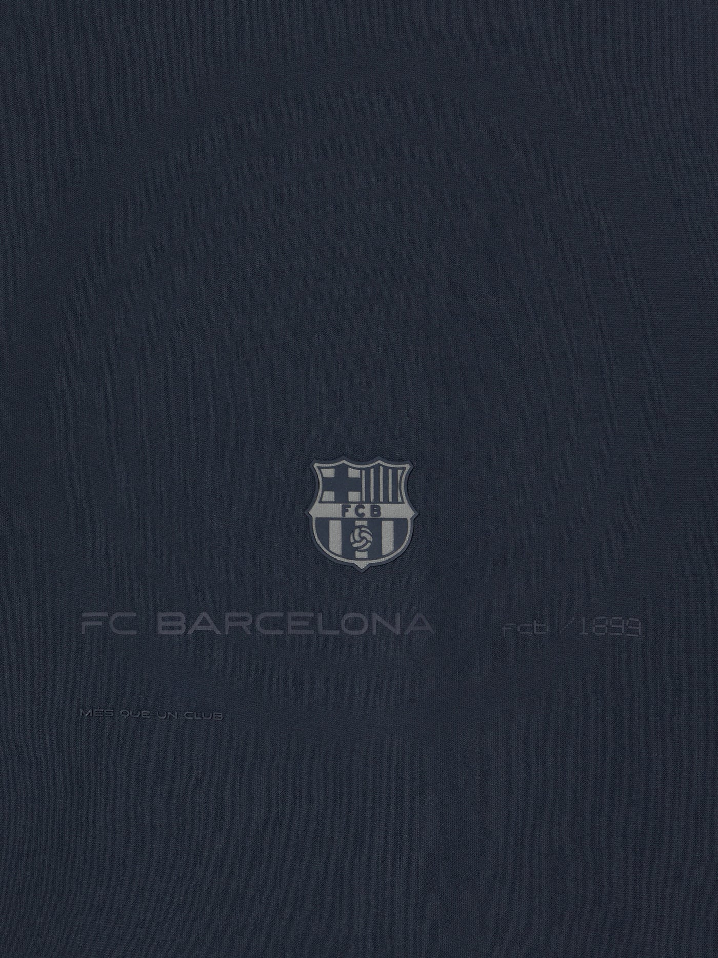 Sweat zippé bleu marine Barça Organic Goals