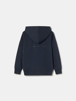 Sweat zippé bleu marine Barça Organic Goals - Junior