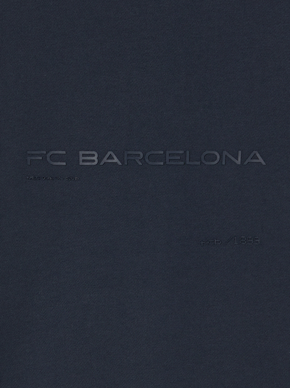 Sweat zippé bleu marine Barça Organic Goals - Junior