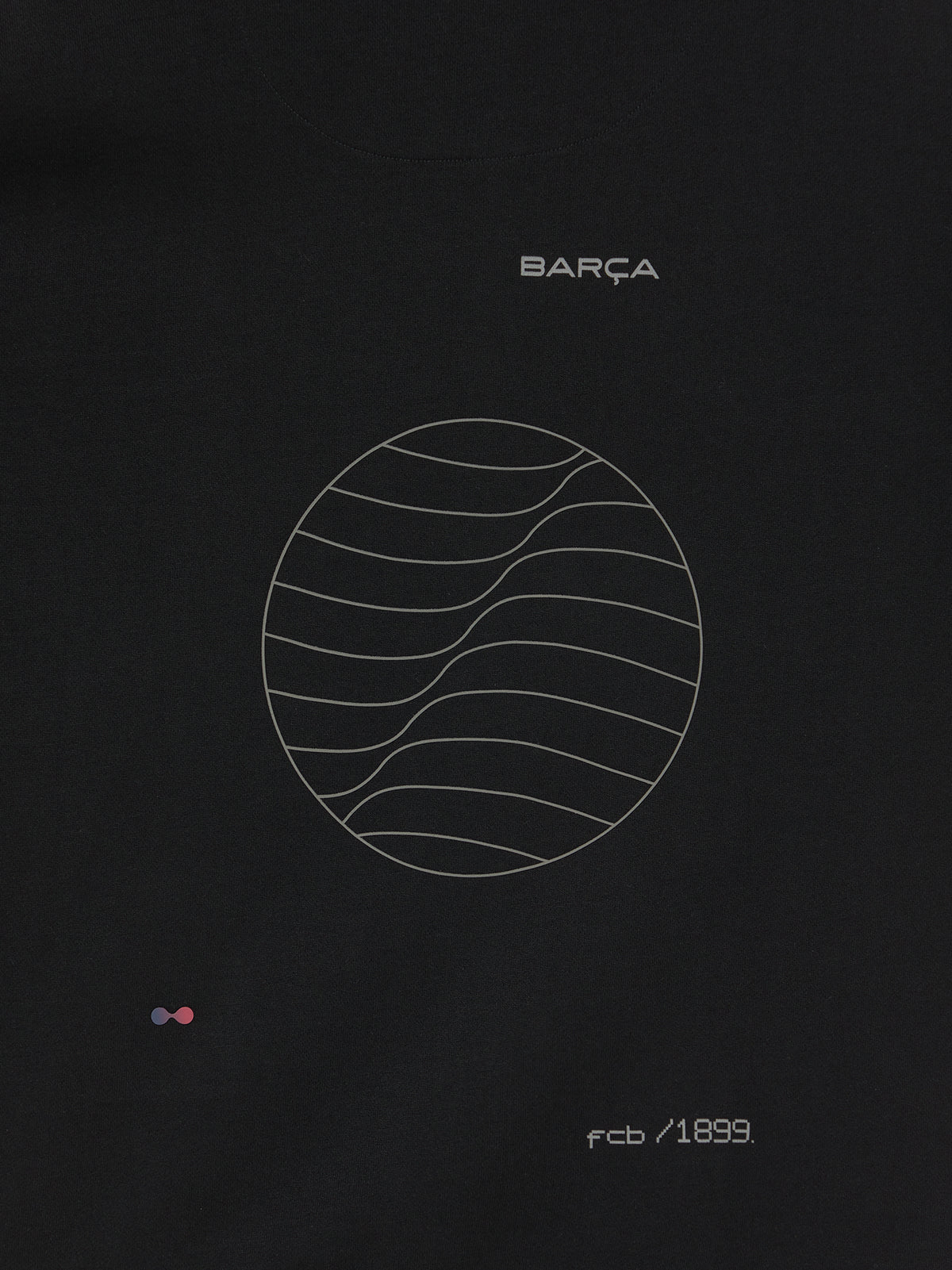 Hoodie Zip Black Organic Goals