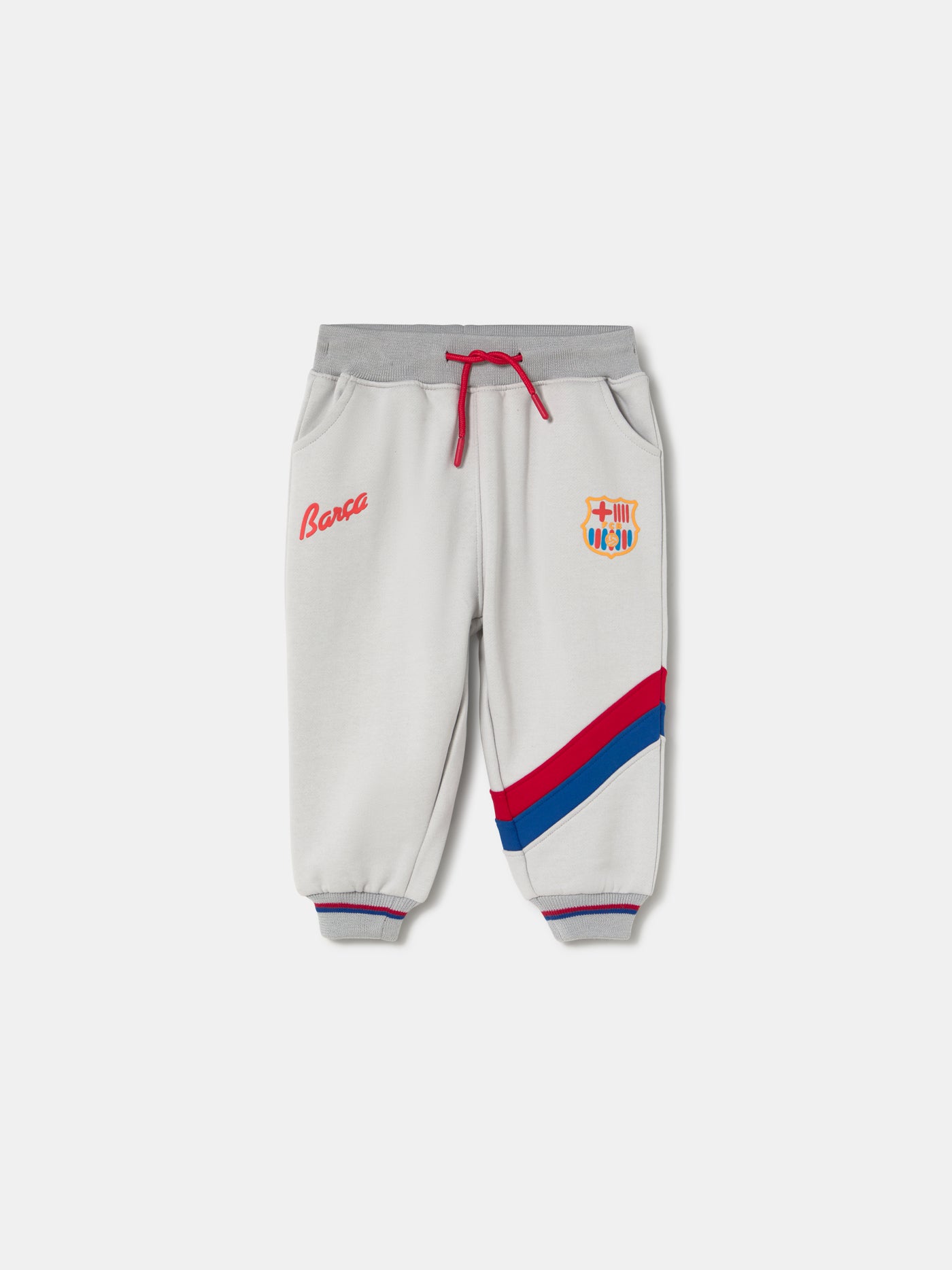 Pantalón Gris Escudo Barça - Niño/a