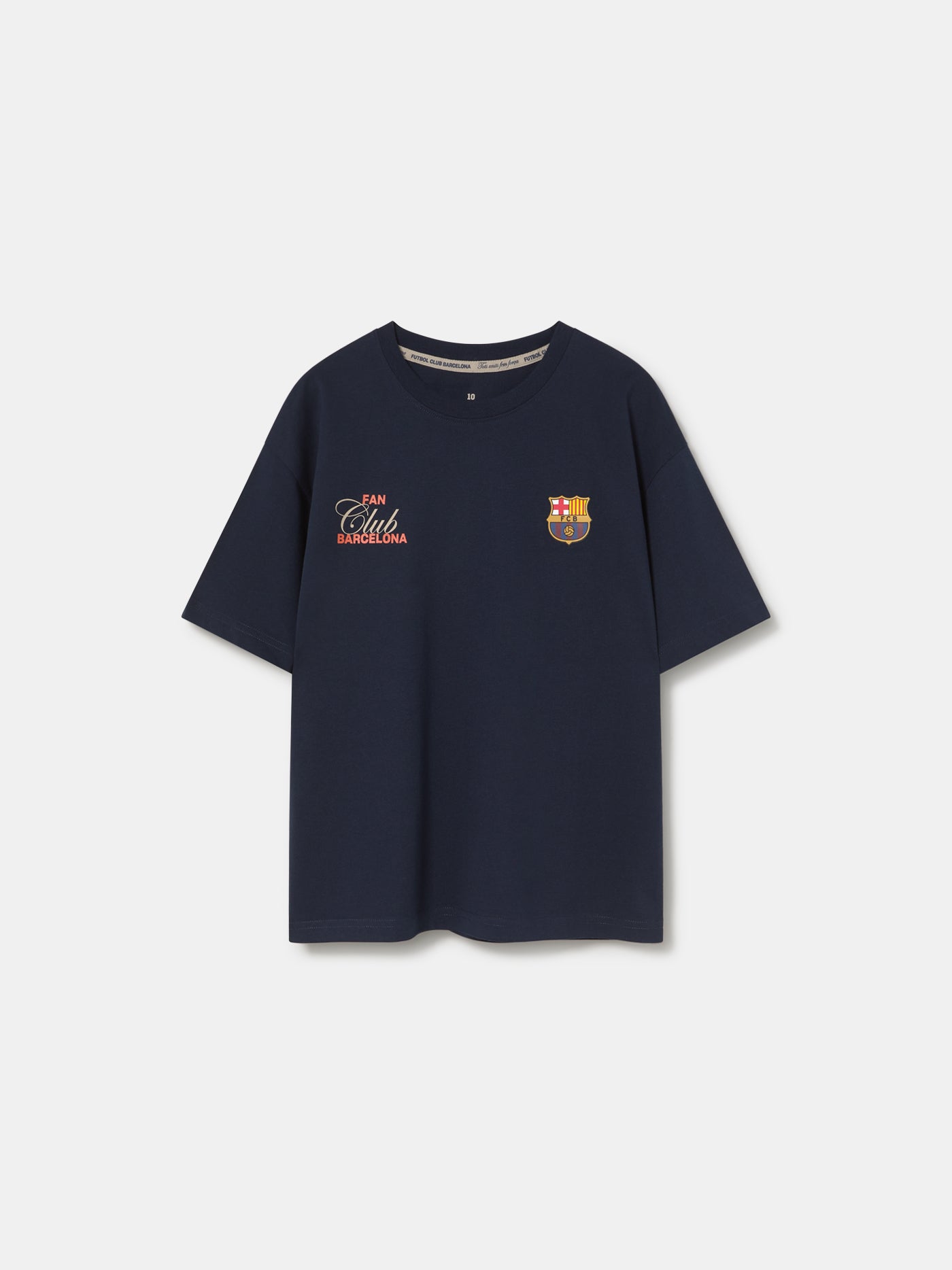 Camiseta Azul Marino Fan Club Barça - Niño/a