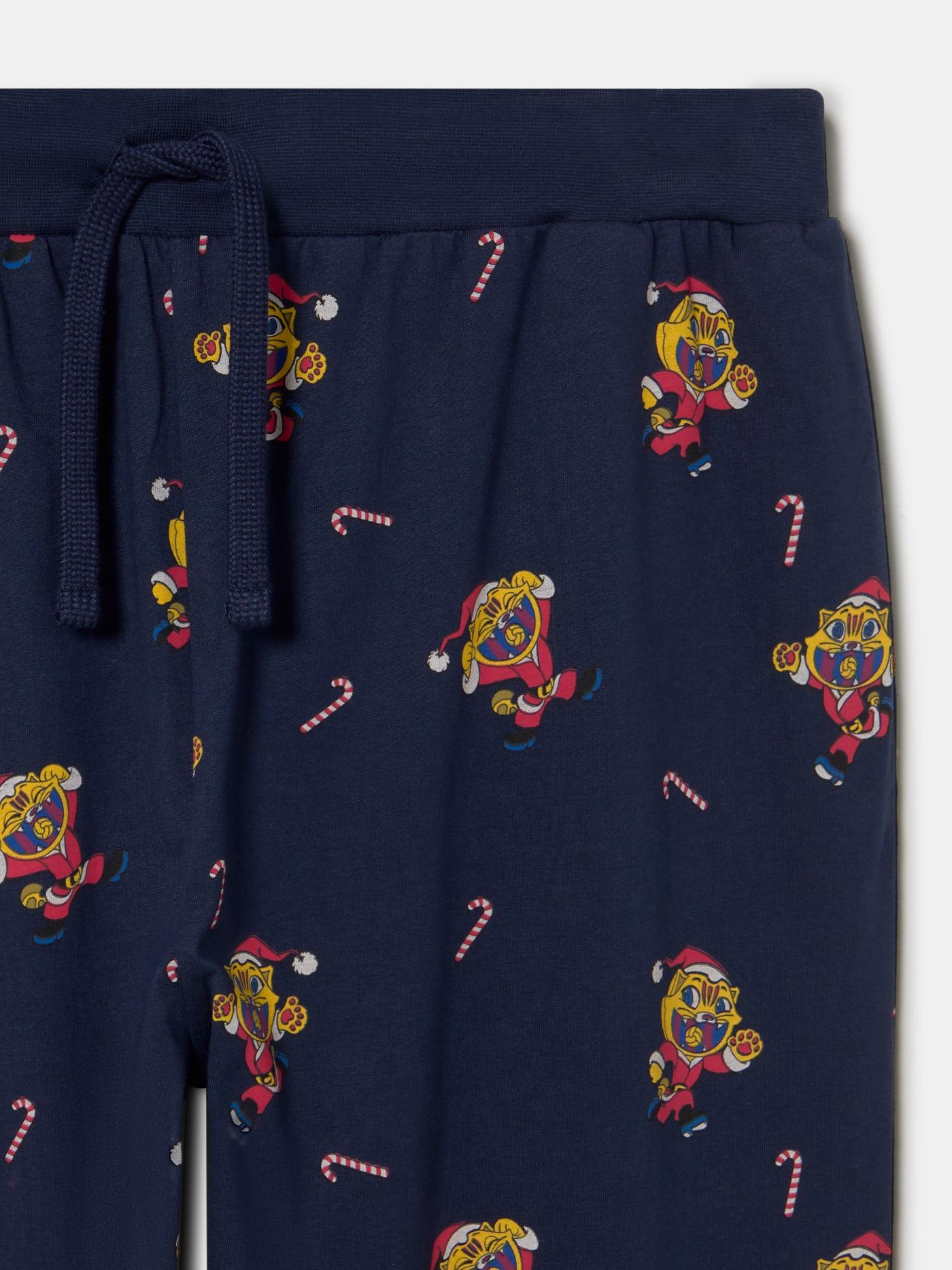 Pyjama de Noël Adulte unisexe bleu marine FC Barcelone