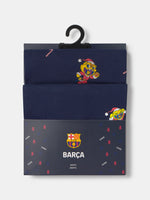Pyjama de Noël Adulte unisexe bleu marine FC Barcelone