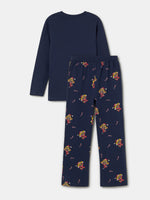 Pyjama de Noël Junior Bleu Marine FC Barcelone 