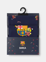 Pyjama de Noël Junior Bleu Marine FC Barcelone 