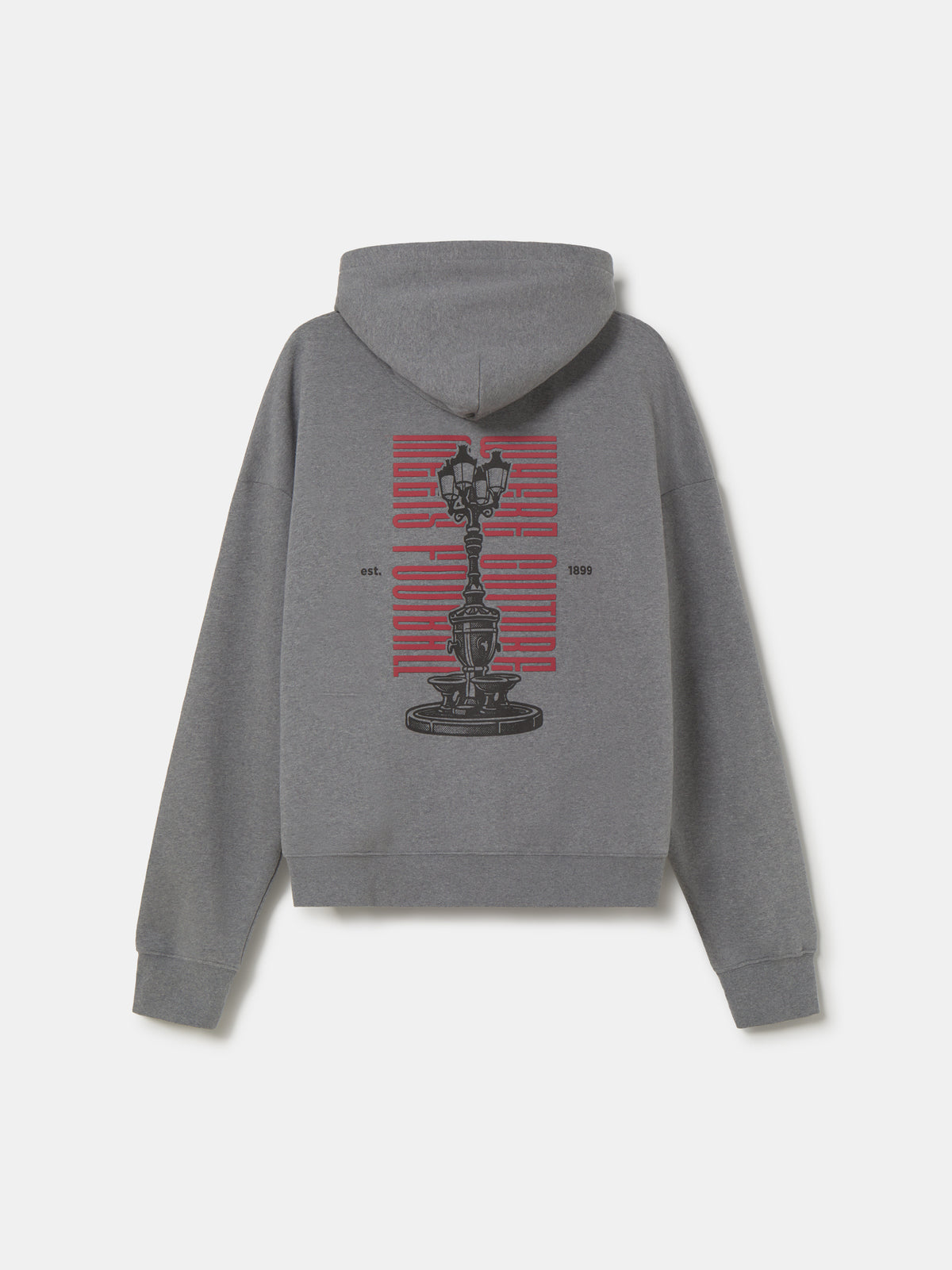 Sweat à capuche gris Fontaine Core Barça