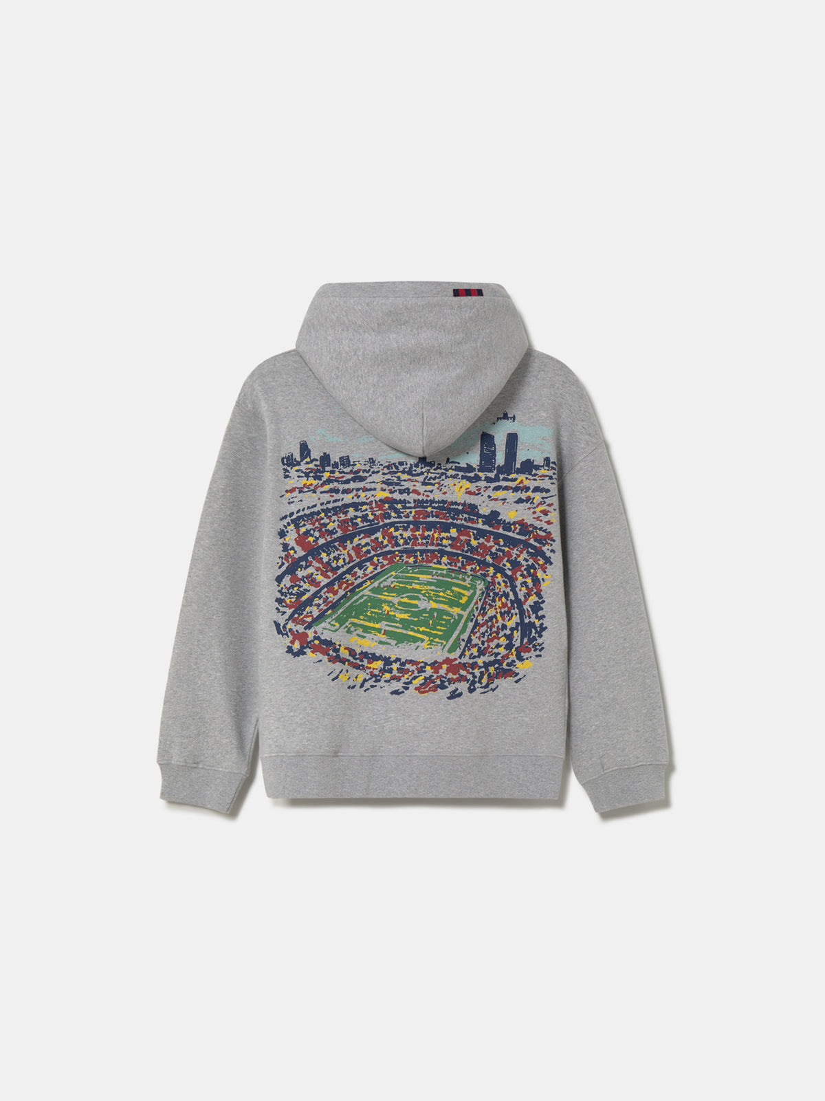 Sweat à capuche gris junior Stadium Core Barça