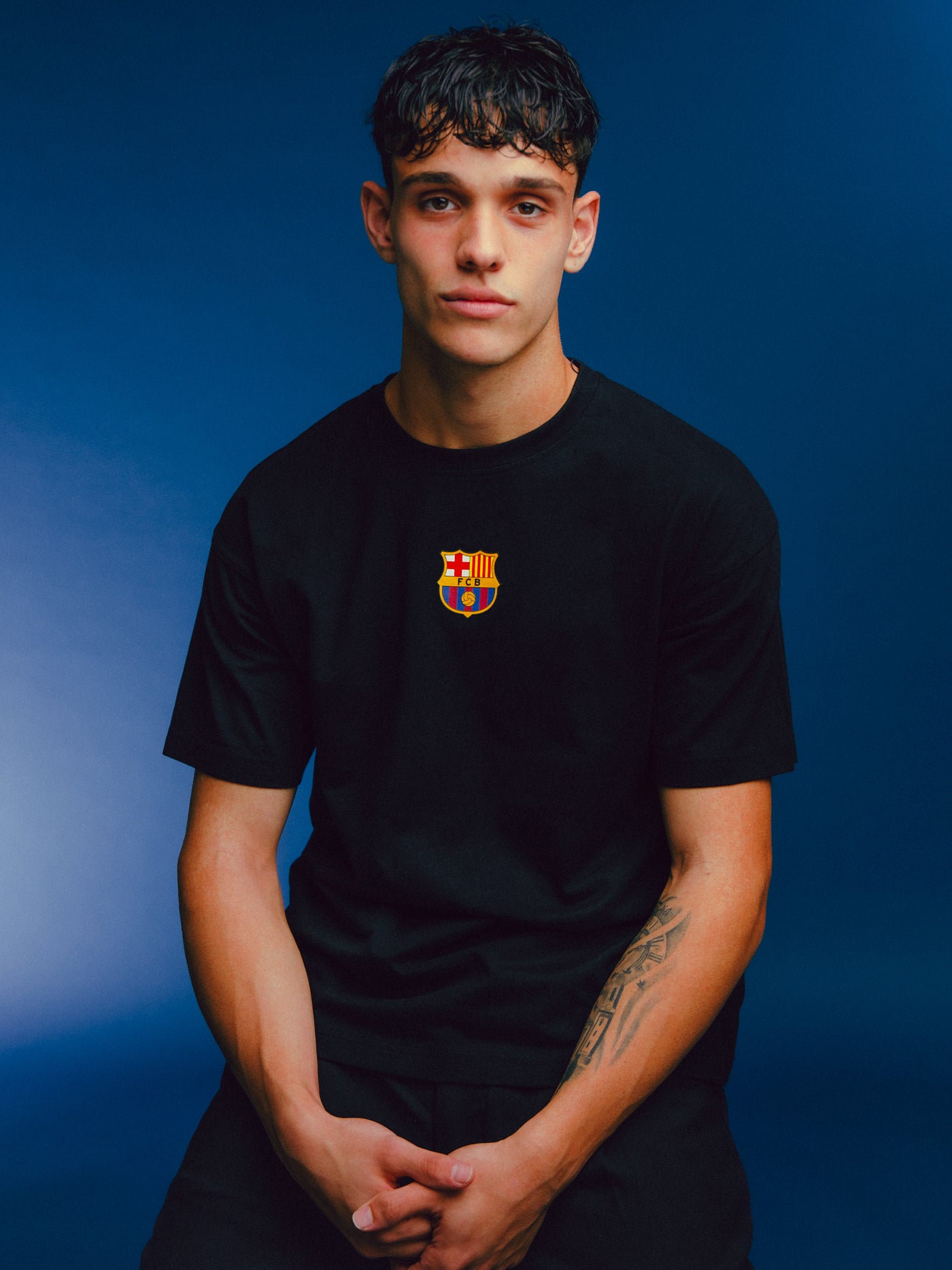 T-shirt black Barça