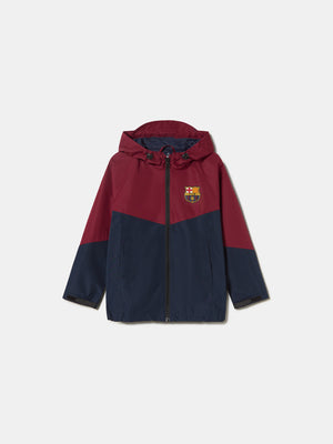 Chaqueta FC Barcelona con capucha - Niño/a 