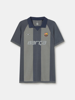 Polo de ratlles blau marí Festival Barça