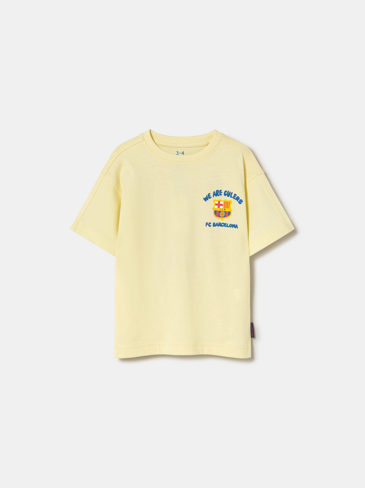 T-shirt ecru Squad Barça - Enfant