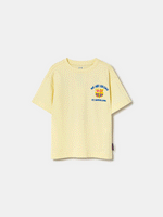 T-shirt ecru Squad Barça - Enfant