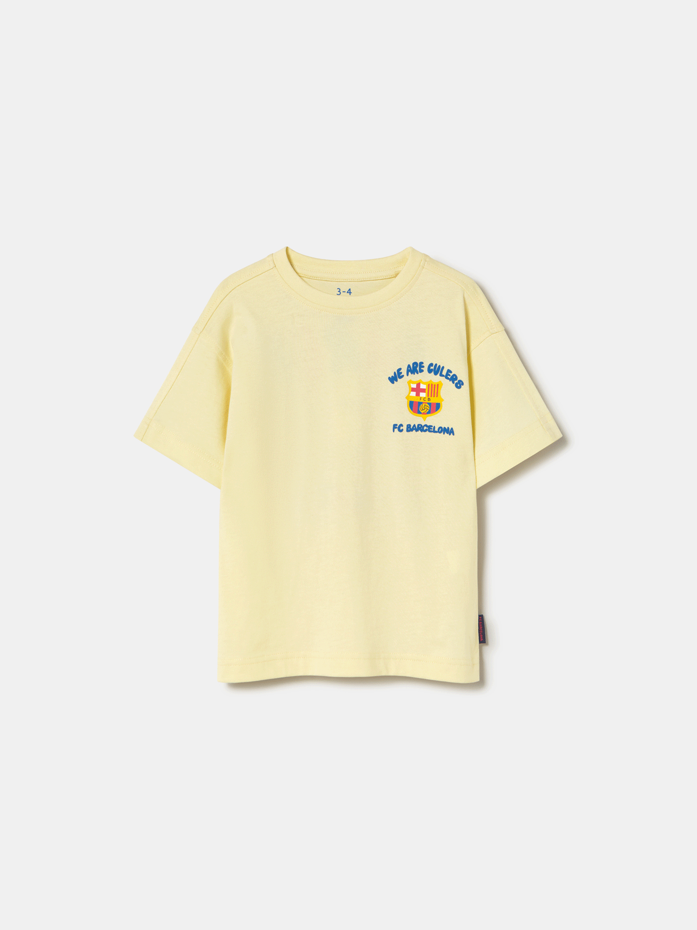 Camiseta ecru Squad Barça - Niño/a