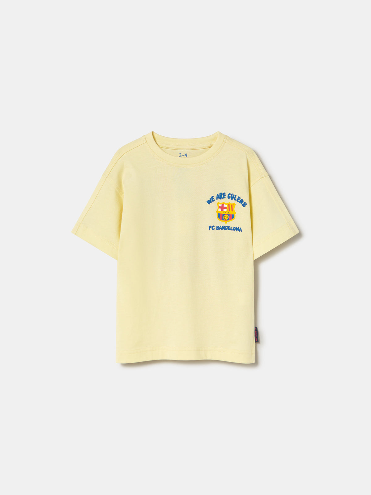 T-shirt ecru Squad Barça - Enfant