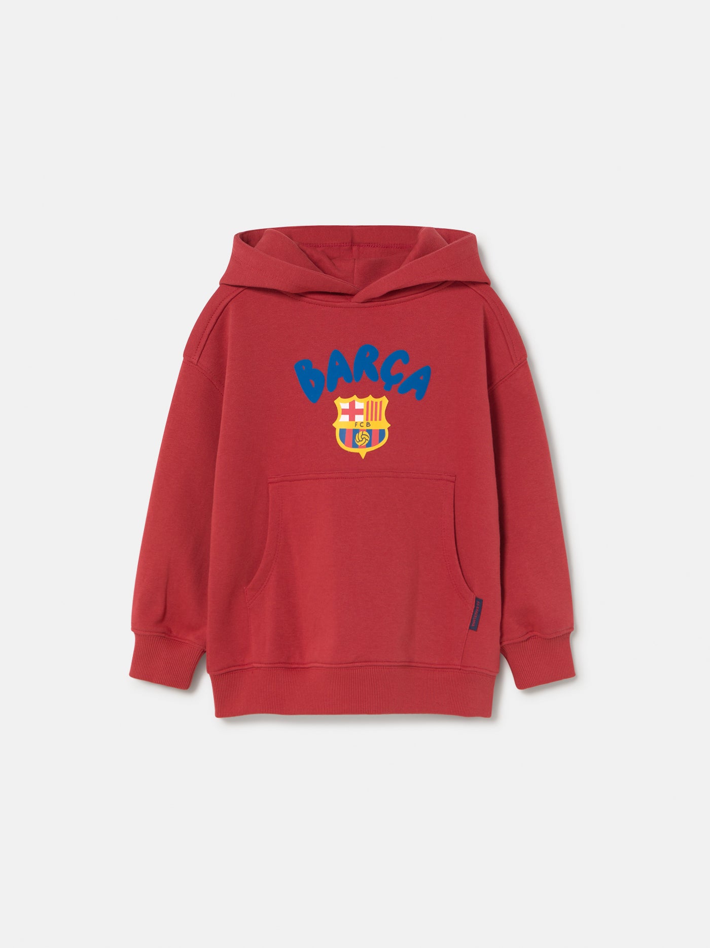 Sweat à Capuche Rouge Squad Barça - Enfant