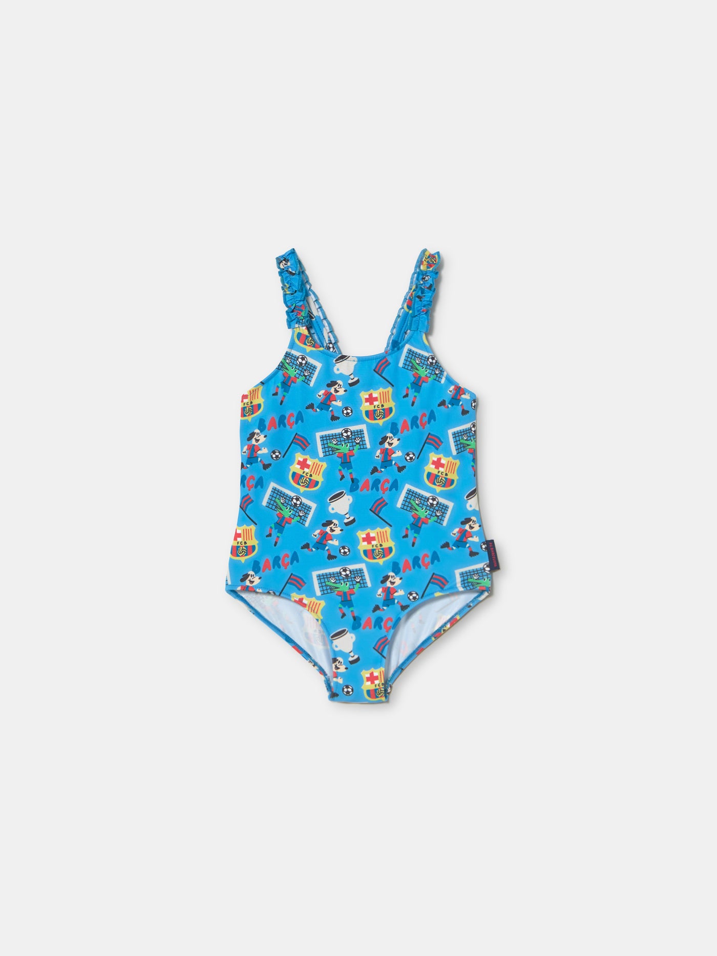 Maillot de Bain Bleu Squad Barça - Enfant
